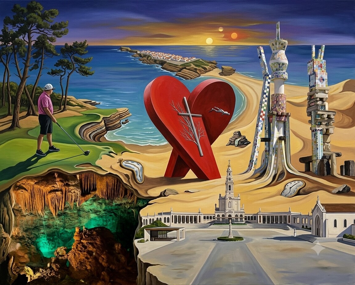 Praia d'el Rey 2023 im Stil von Dalí